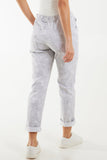 Tie Dye Magic Drawstring Stretch Trouser For Women  - Dropwear
