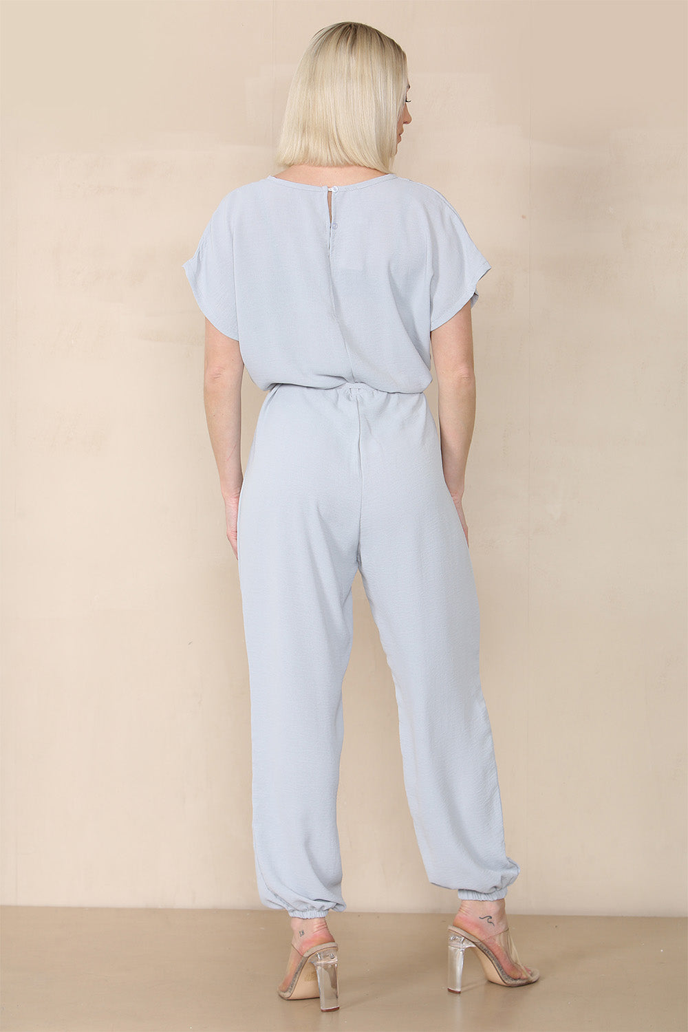 Tie Waist Stylish Harem Jumpsuit For Women  - Dropwear