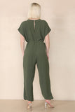 Tie Waist Stylish Harem Jumpsuit For Women  - Dropwear