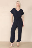 Tie Waist Stylish Harem Jumpsuit For Women  - Dropwear