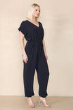 Tie Waist Stylish Harem Jumpsuit For Women  - Dropwear