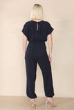 Tie Waist Stylish Harem Jumpsuit For Women  - Dropwear
