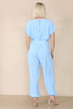 Tie Waist Stylish Harem Jumpsuit For Women  - Dropwear