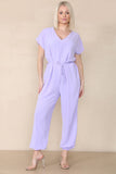 Tie Waist Stylish Harem Jumpsuit For Women  - Dropwear