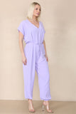 Tie Waist Stylish Harem Jumpsuit For Women  - Dropwear