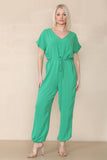 Tie Waist Stylish Harem Jumpsuit For Women  - Dropwear