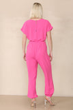 Tie Waist Stylish Harem Jumpsuit For Women  - Dropwear