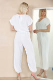 Tie Waist Stylish Harem Jumpsuit For Women  - Dropwear
