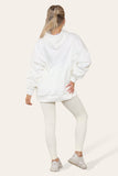 Cream High Waist High Rise Seamless Ribbed Legging For Women M/L - Dropwear