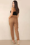 Lilac Italian Glitter Drawstring Waistband Magic Pants For Women 10 - Dropwear