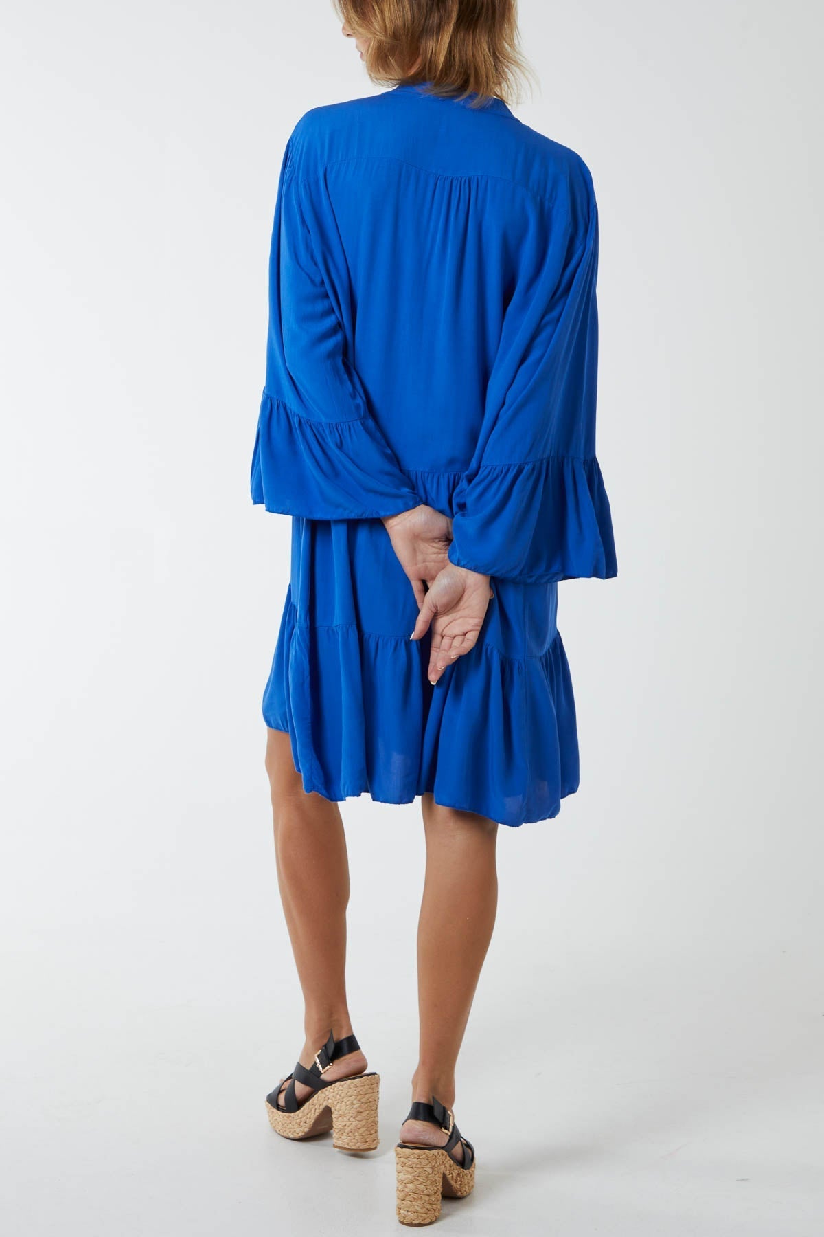 Jade Flare Smock Dress For Women ONE SIZE - Dropwear