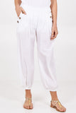 Button Pocket Detail Harem Pants For Women  - Dropwear