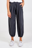 Button Pocket Detail Harem Pants For Women  - Dropwear