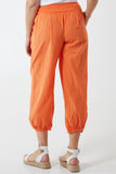 Button Pocket Detail Harem Pants For Women  - Dropwear