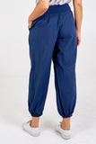Lilac Button Pocket Detail Harem Pants For Women ONE SIZE - Dropwear