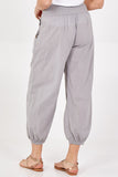 Button Pocket Detail Harem Pants For Women  - Dropwear