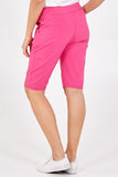 Lime Plus Size Magic Plain Drawstring Shorts For Women 16 - Dropwear