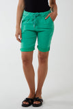 Jade Plus Size Magic Plain Drawstring Shorts For Women 16 - Dropwear