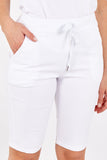 Stone Plus Size Magic Plain Drawstring Shorts For Women 20 - Dropwear