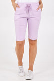 Denim Plus Size Magic Plain Drawstring Shorts For Women 18 - Dropwear