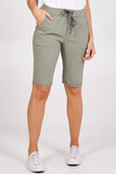 Blush Plus Size Magic Plain Drawstring Shorts For Women 18 - Dropwear
