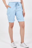 Grey Magic Plain Drawstring Shorts XL-XXL For Women XL-XXL - Dropwear