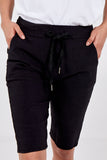 Hot Pink Magic Plain Drawstring Shorts For Women 12 - Dropwear