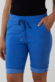 Jade Magic Plain Drawstring Shorts For Women 8 - Dropwear