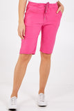 Blush Plus Size Magic Plain Drawstring Shorts For Women 16 - Dropwear