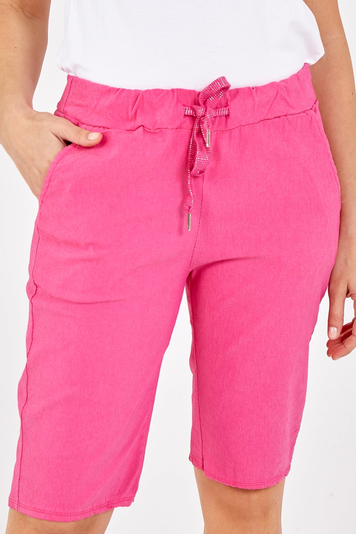 Magic Plain Drawstring Shorts XL-XXL For Women  - Dropwear
