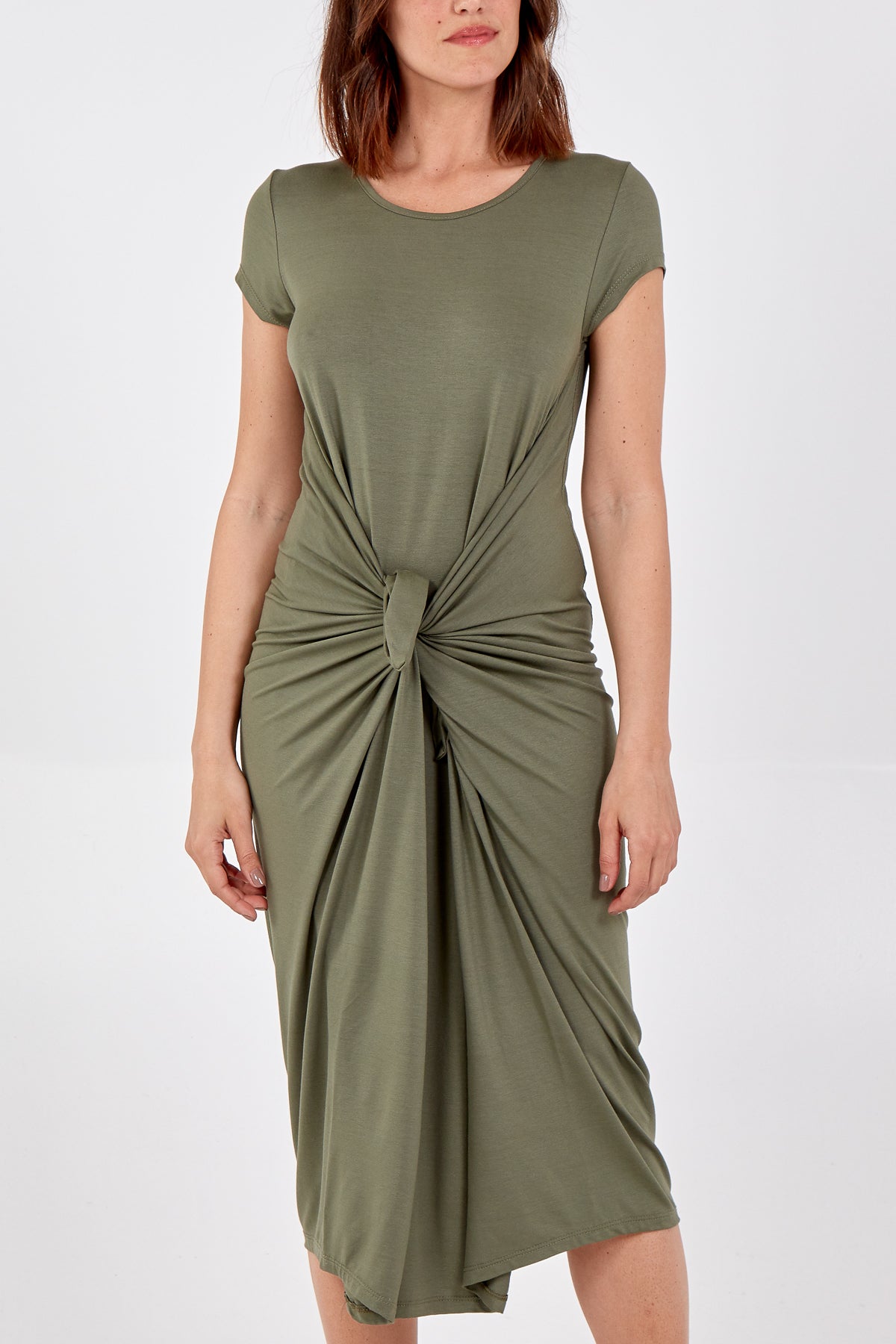 Black Cap Sleeve Plain Parachute Dress For Women ONE SIZE - Dropwear