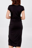 Cap Sleeve Plain Parachute Dress For Women  - Dropwear