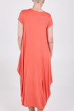 Cap Sleeve Plain Parachute Dress For Women  - Dropwear