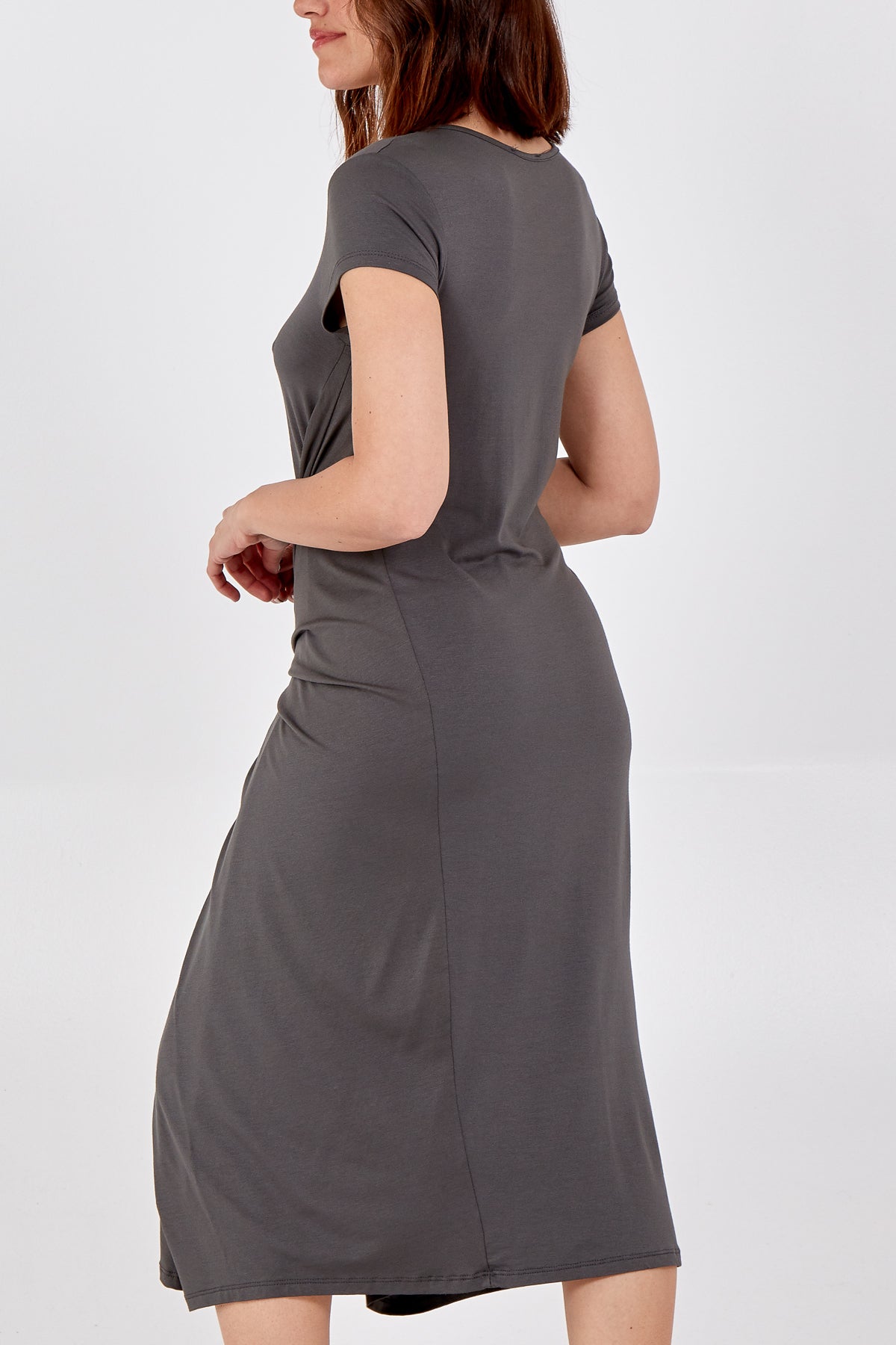 Cap Sleeve Plain Parachute Dress For Women  - Dropwear