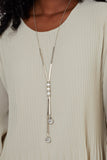 Aubergine Pleated Long Sleeve Necklace Top For Women ONE SIZE - Dropwear