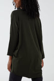 Scoop Neck Circle Star Stud Top For Women  - Dropwear