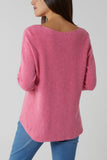 Raw Edge V-Neck Jumper For Women  - Dropwear