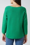 Raw Edge V-Neck Jumper For Women  - Dropwear