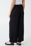 Royal Blue XL Drawstring Viscose Crepe Wide Leg Trousers For Women ONE SIZE - Dropwear