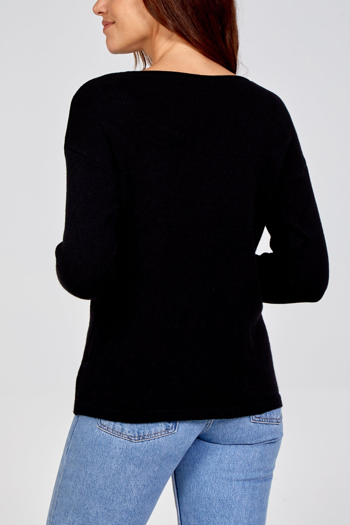 Ribbed Star Jumper For Women  - Dropwear