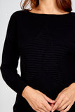 Ribbed Star Jumper For Women  - Dropwear