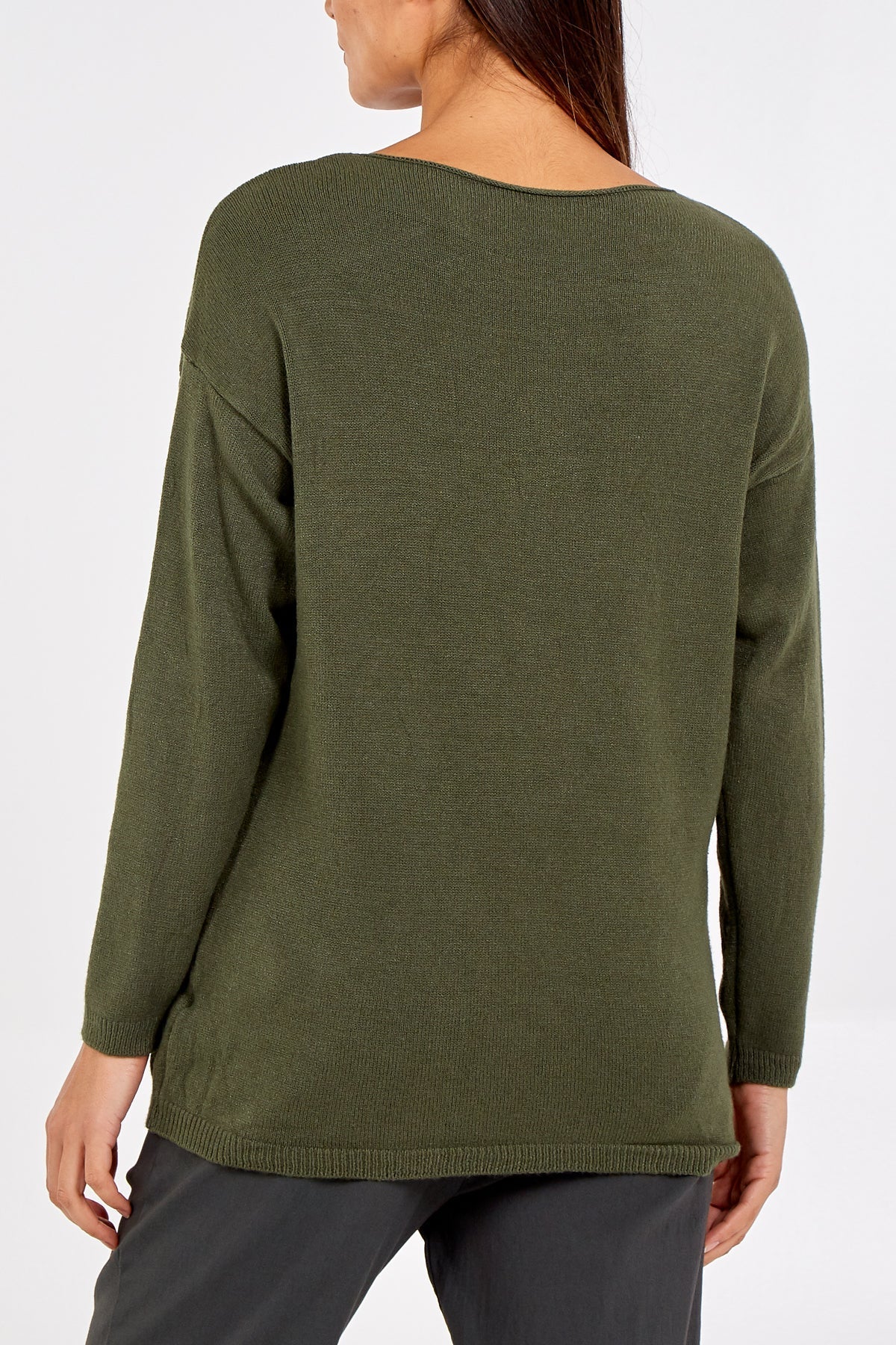 Ribbed Star Jumper For Women  - Dropwear