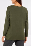 Ribbed Star Jumper For Women  - Dropwear