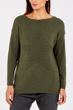 Ribbed Star Jumper For Women  - Dropwear