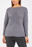 Coral Ribbed Star Jumper For Women ONE SIZE - Dropwear