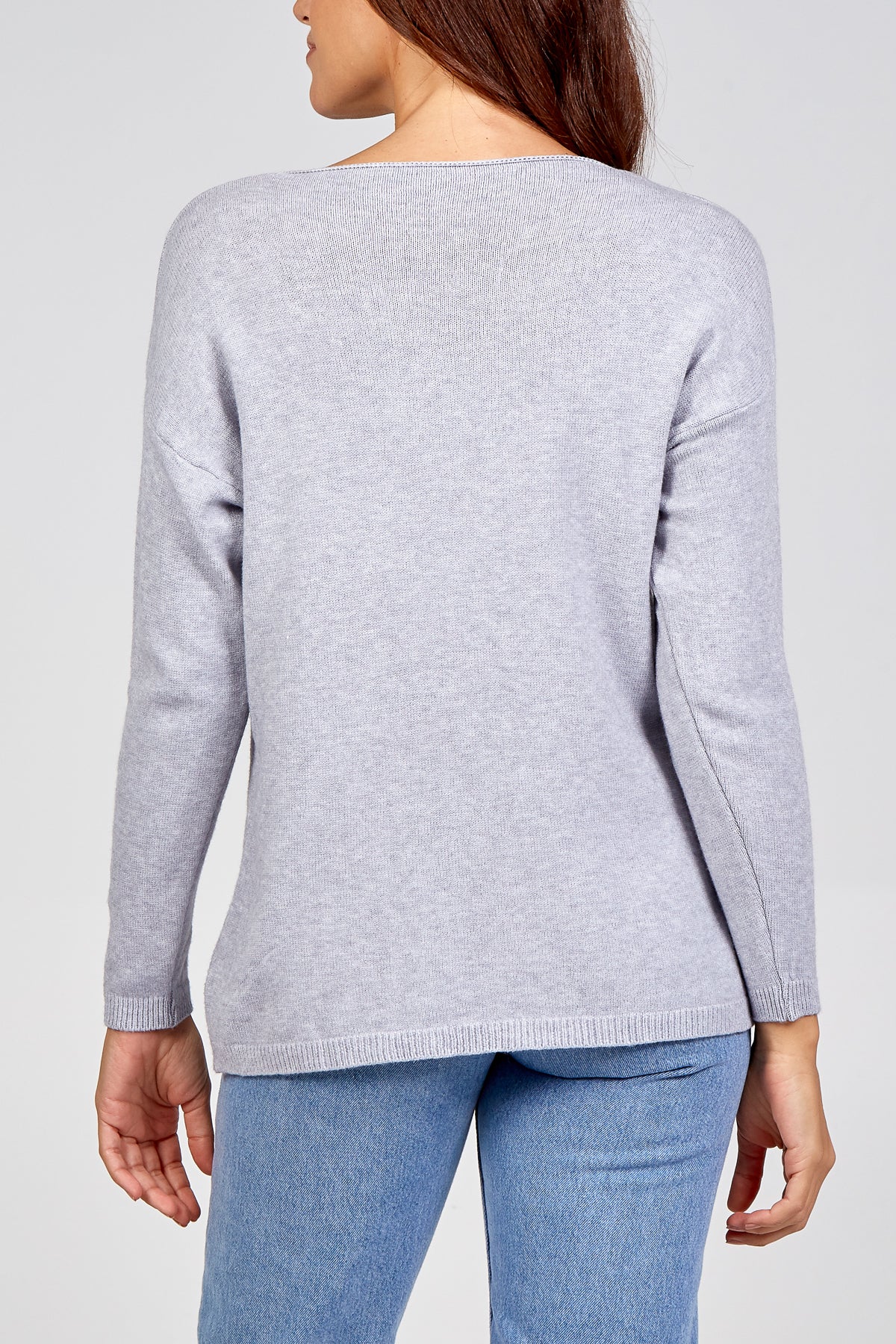 Ribbed Star Jumper For Women  - Dropwear