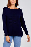 Ribbed Star Jumper For Women  - Dropwear
