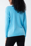 Ribbed Star Jumper For Women  - Dropwear