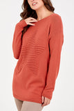 Ribbed Star Jumper For Women  - Dropwear