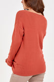 Ribbed Star Jumper For Women  - Dropwear